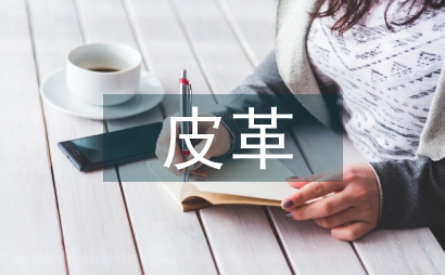 皮革产品设计装饰工艺运用