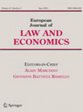 European Journal Of Law And Economics