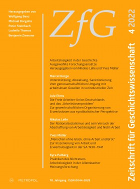 Zeitschrift Fur Geschichtswissenschaft
