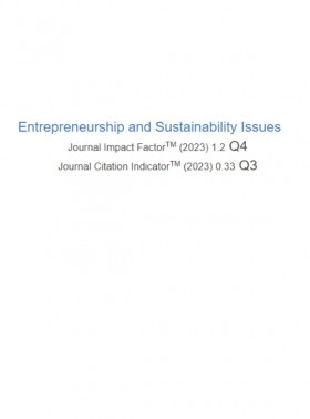 Entrepreneurship And Sustainability Issues